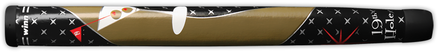 Winn 68WS-19HOLE - Mid Size Pistol Putter Golf Grips
