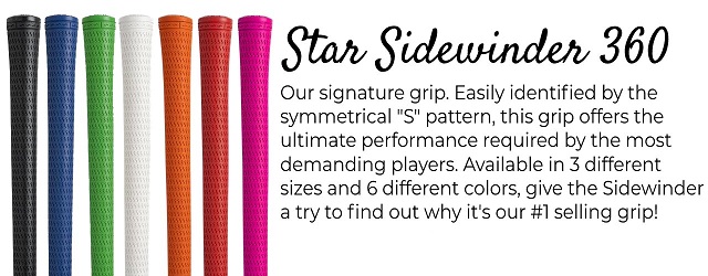 Star Grips Sidewinder Golf Grips - Click Image to Close