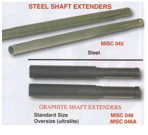 Golf Shaft Extenders - Click Image to Close